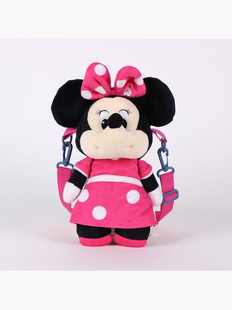 Bolso peluche Minnie Mouse 30 cm Rosa - Kiabi