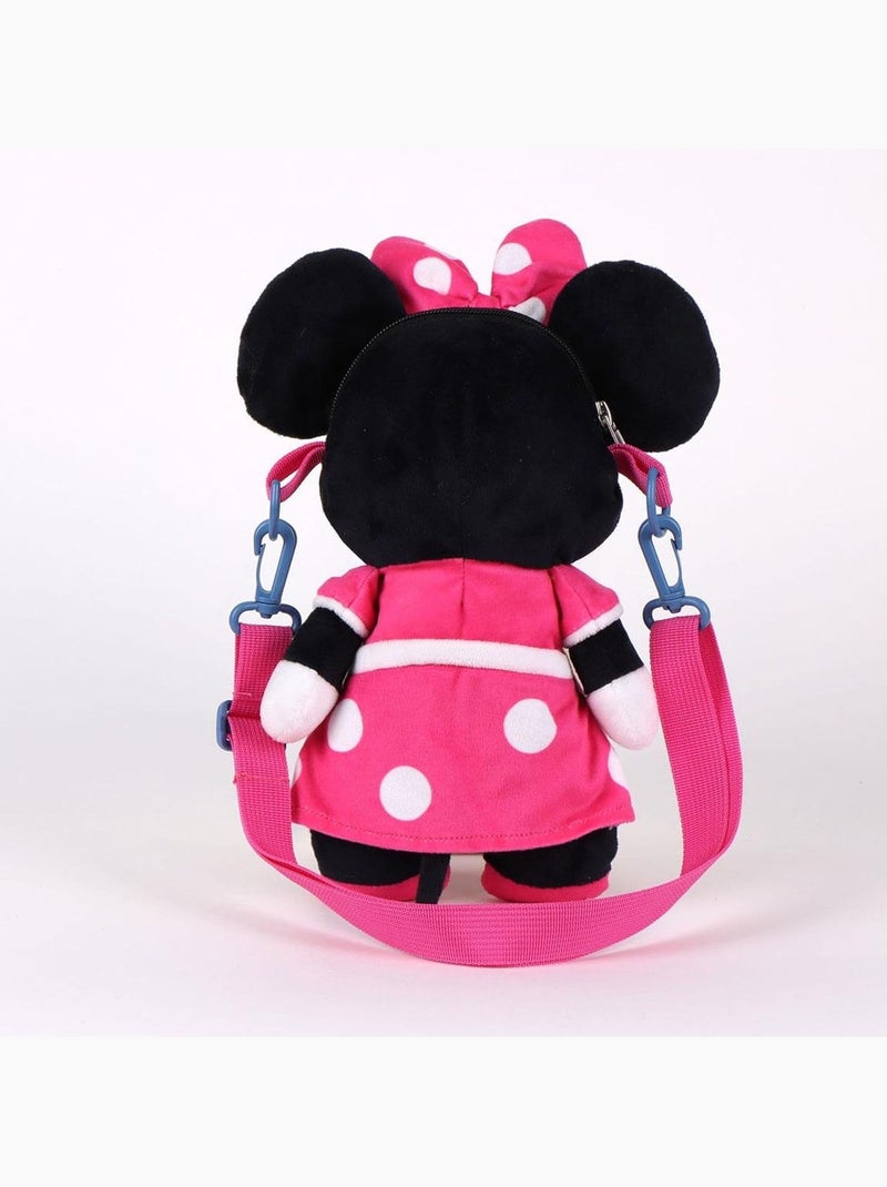 Bolso peluche Minnie Mouse 30 cm Rosa - Kiabi