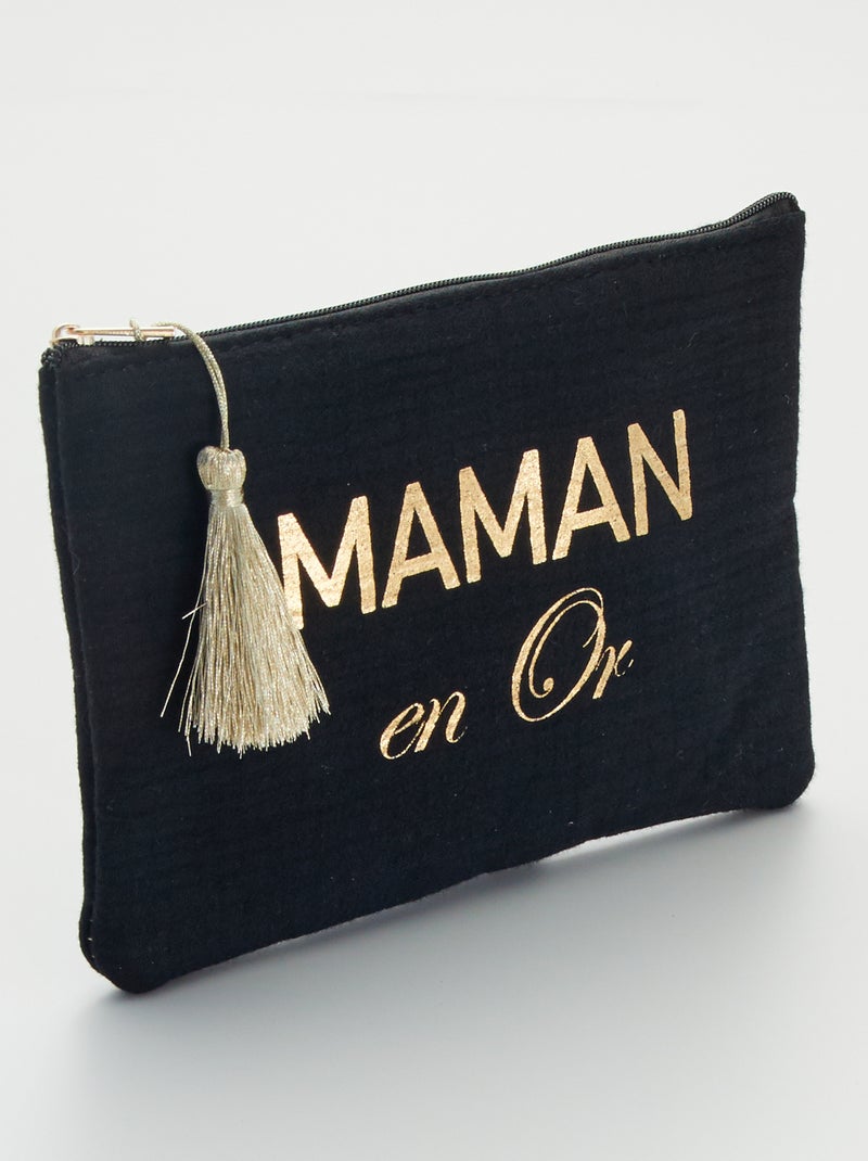 Bolso pequeño 'Mamá de oro' NEGRO - Kiabi