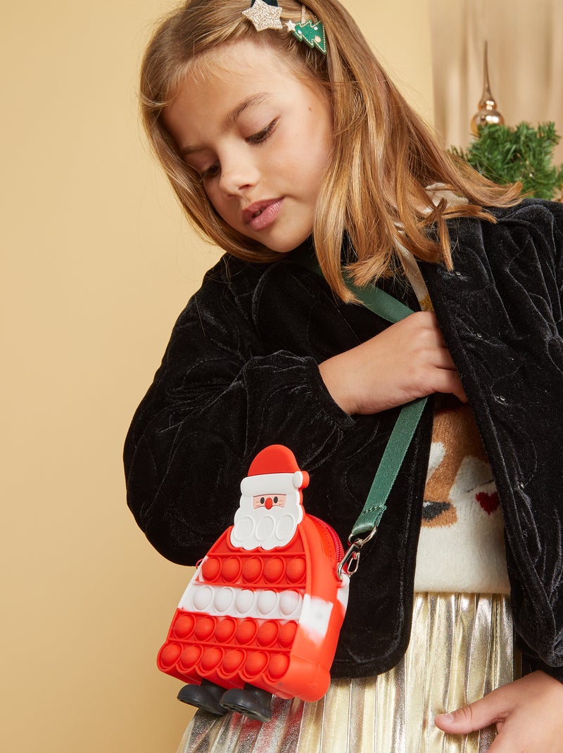 Bolso pop it de Navidad ROJO - Kiabi