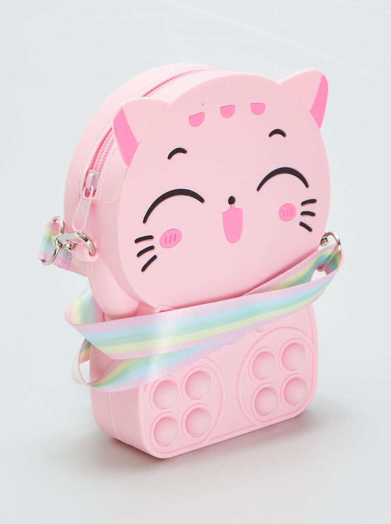 Bolso Pop-It gato kawai ROSA - Kiabi