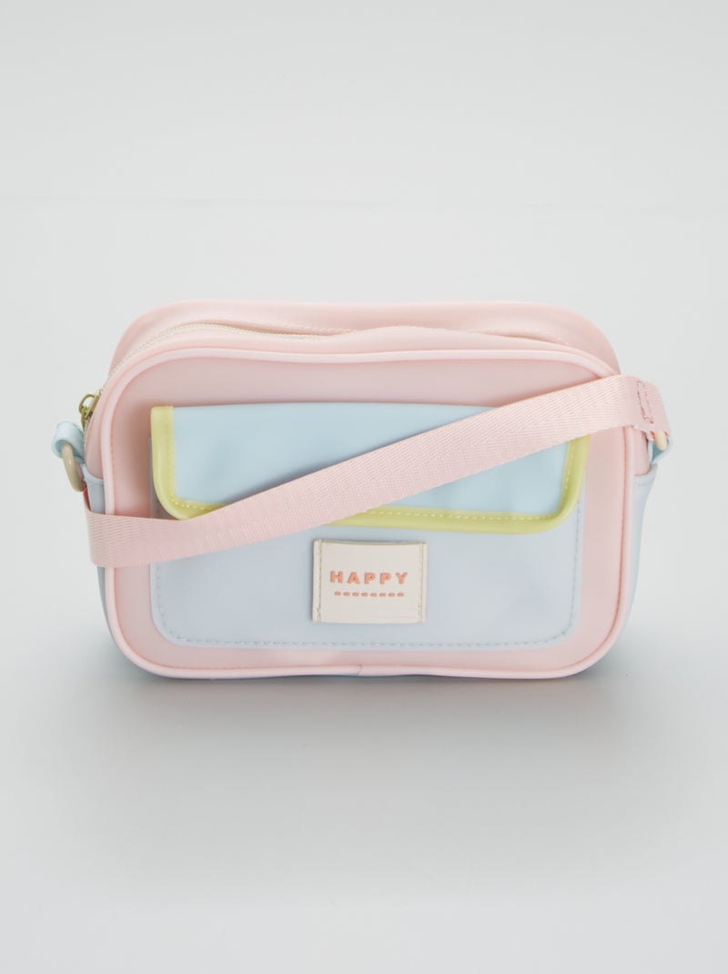 Bolso rectangular 'camera bag' multicolor - Kiabi