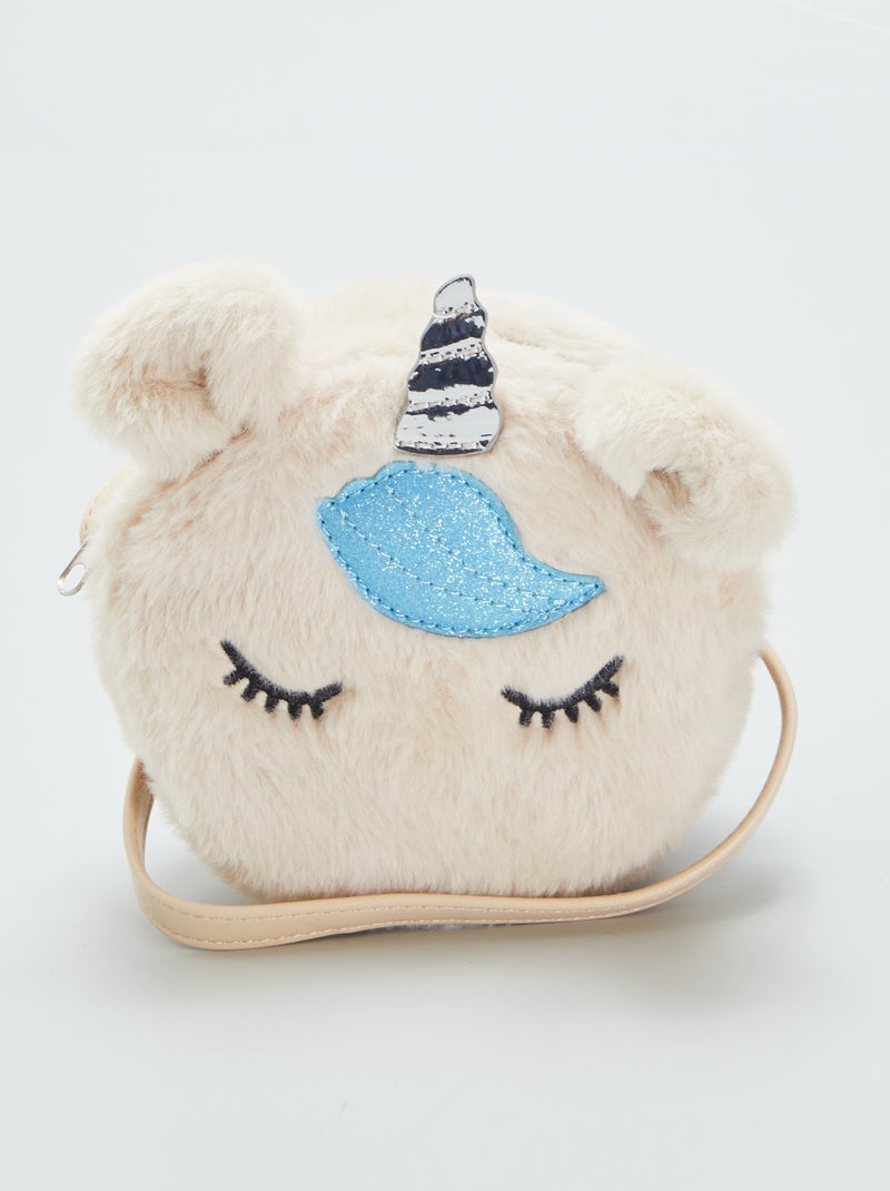 Bolso redondo 'unicornio' BLANCO - Kiabi