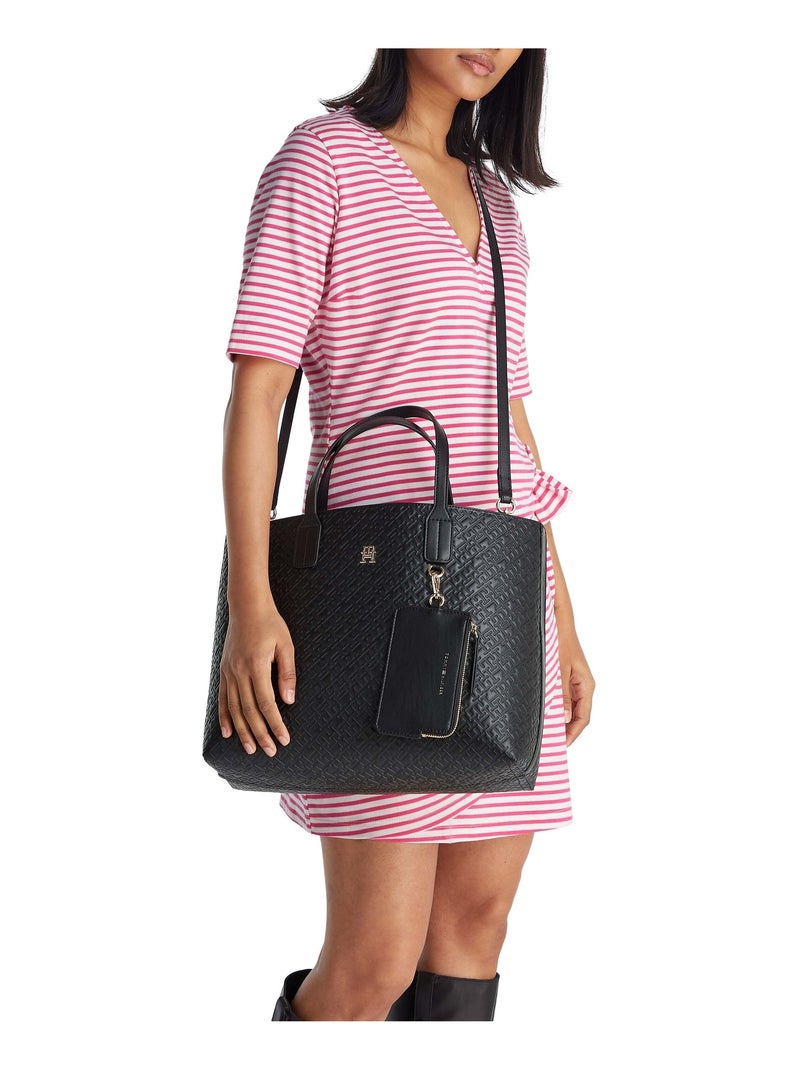 Bolso Satchel Tommy Hilfiger para Mujer Negro - Kiabi