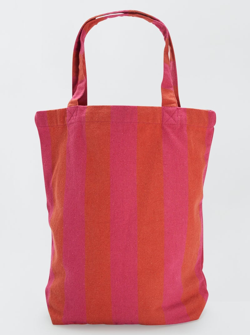 Bolso shopper de playa ROSA - Kiabi