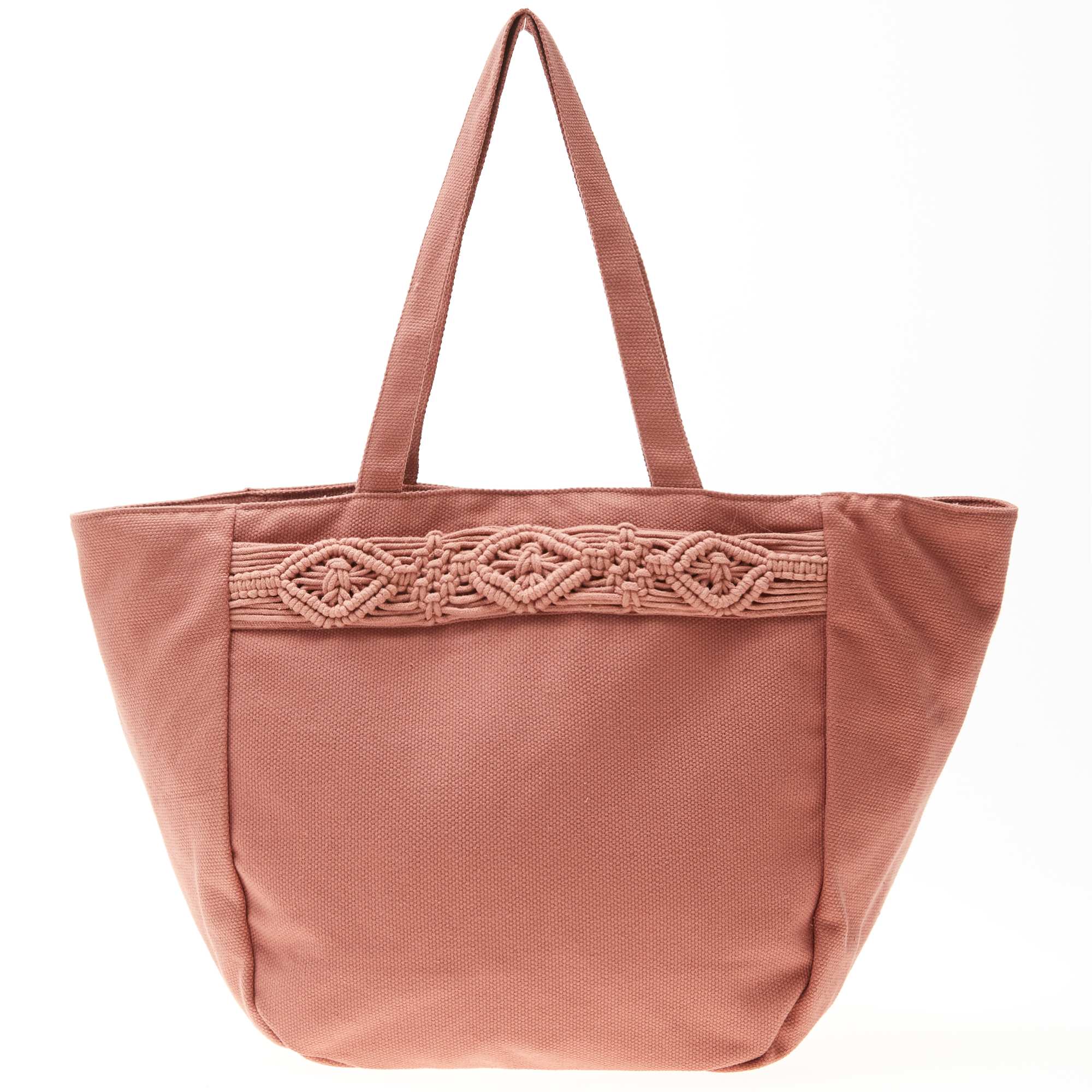 Bolso shopper de tela Mujer - NARANJA - Kiabi - 19,00€