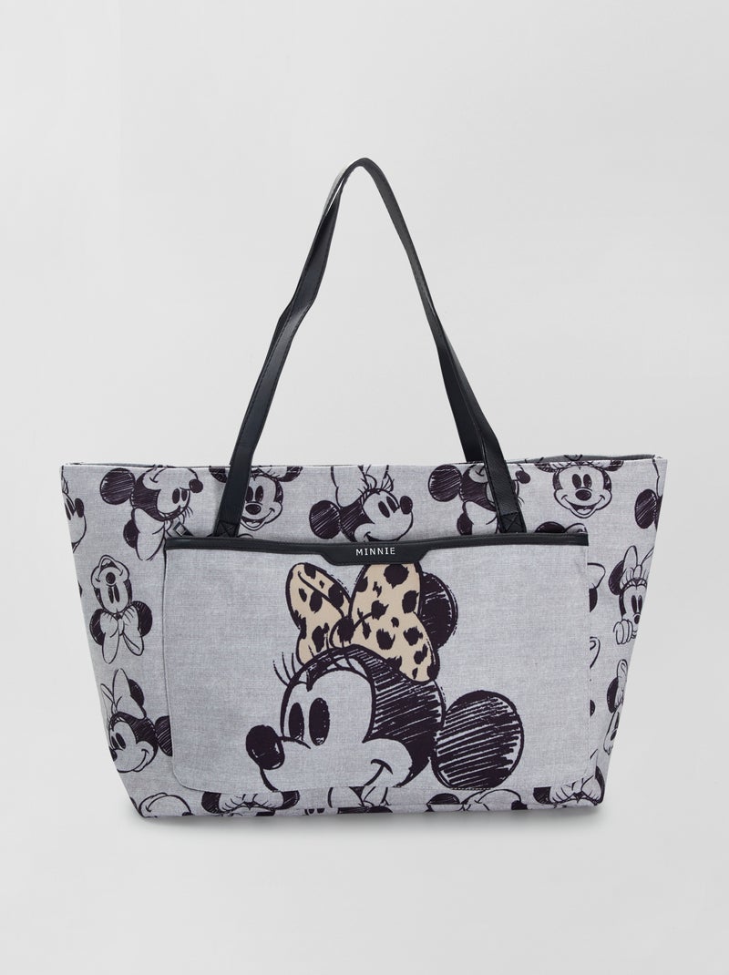 Bolso shopper estampado 'Minnie' 'Disney' gris - Kiabi