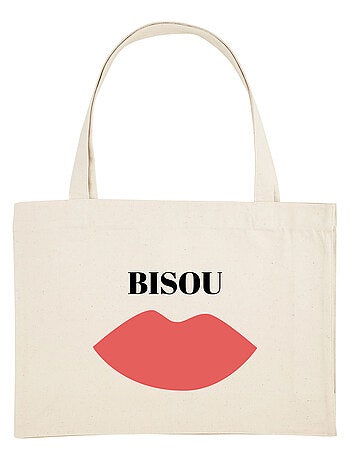 Bolso shopper grande de algodón BISOU