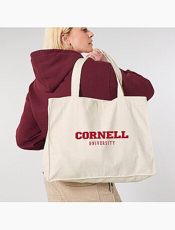 Bolso shopper grande de algodón CORNELL UNIVERSITY