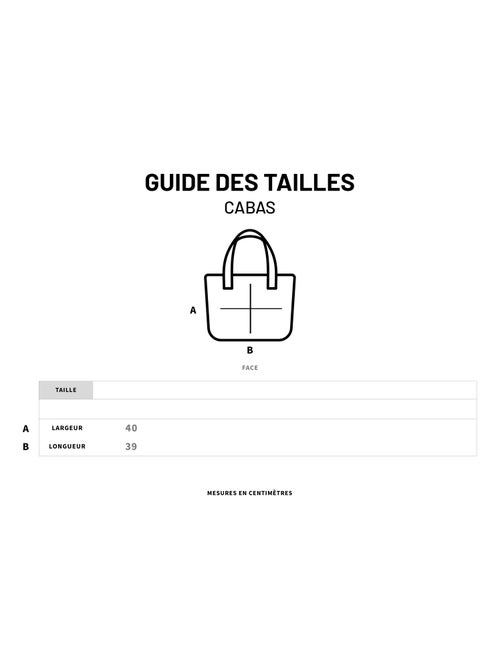 Bolso shopper grande de algodón GIRL POWER MPT - Kiabi