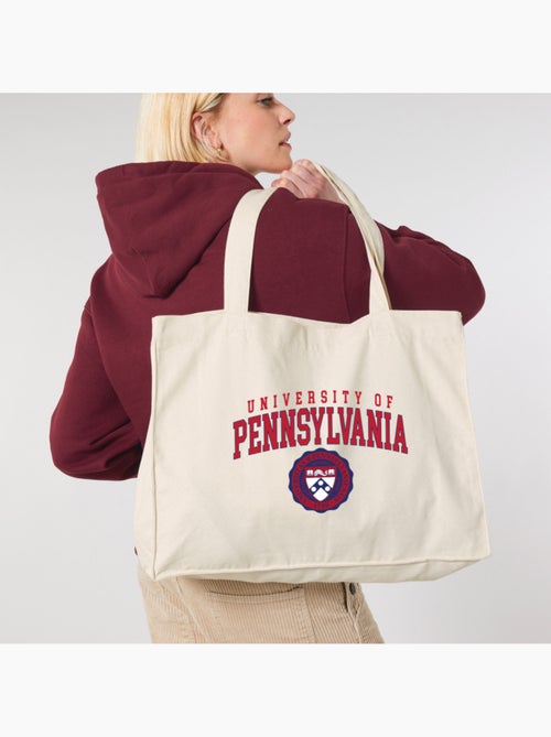 Bolso shopper grande de algodón UNIVERSITY OF PENNSYLVANIA - Kiabi Bolso shopper grande de algodón UNIVERSITY OF PENNSYLVANIA - Kiabi