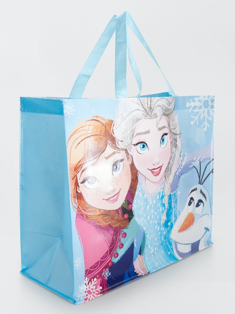 Bolso shopper grande 'Frozen' azul - Kiabi