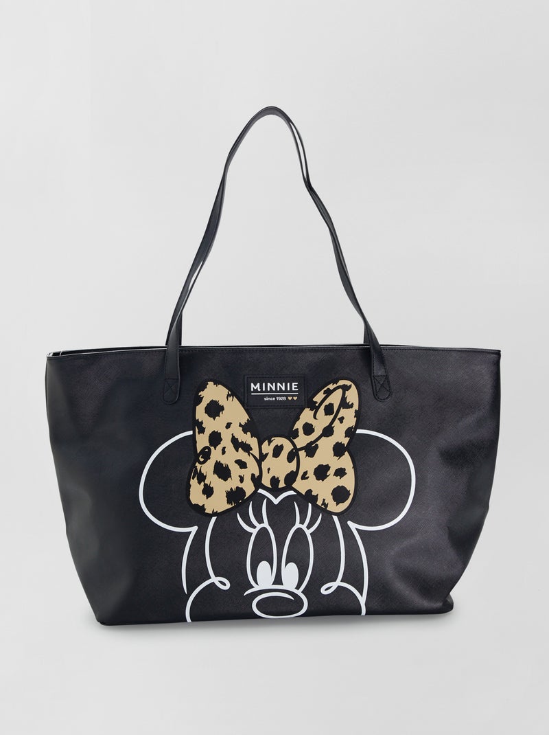 Bolso shopper 'Minnie' de material sintético NEGRO - Kiabi