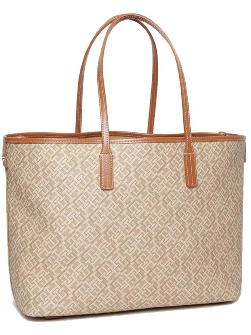 Bolso Shopper para Mujer Tommy Hilfiger Beige - Kiabi
