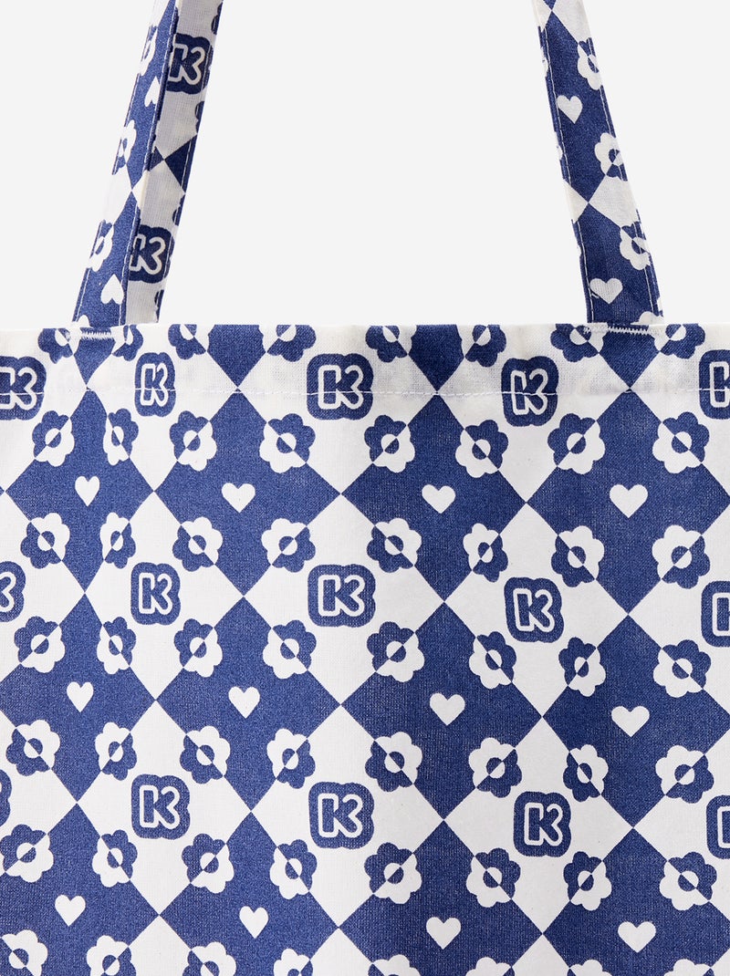Bolso shopping tipo tote-bag formato XXL - Kiabi Azul - Kiabi