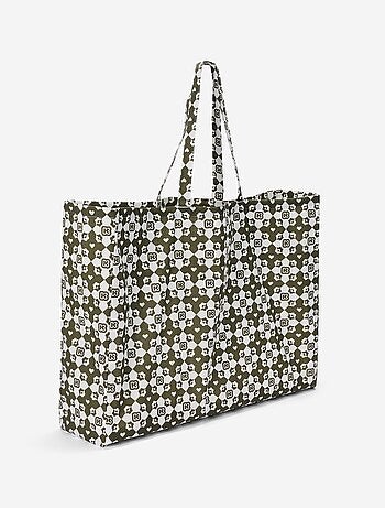 Bolso shopping tipo tote-bag formato XXL - Kiabi