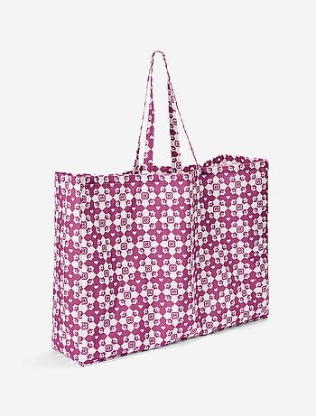 Bolso shopping tipo tote-bag formato XXL - Kiabi