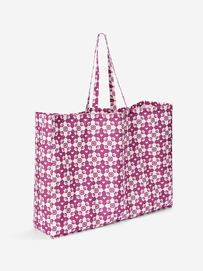 Bolso shopping tipo tote-bag formato XXL - Kiabi Rosa - Kiabi