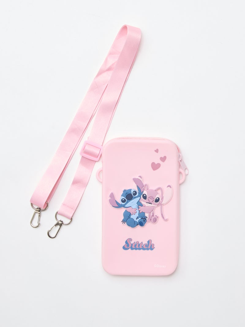 Bolso 'Stitch' con bandolera Rosa - Kiabi