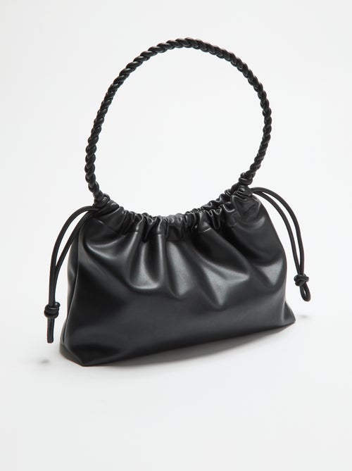 Bolso tipo saco de polipiel - Kiabi