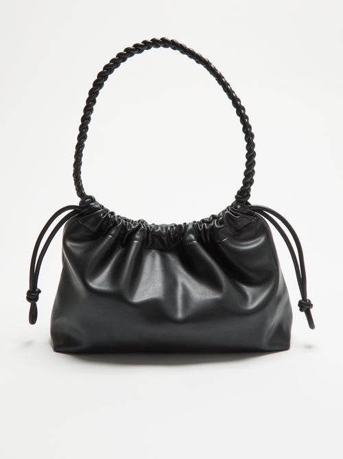 Bolso tipo saco de polipiel - Kiabi