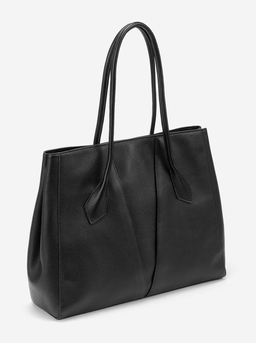 Bolso tipo shopper de polipiel - Kiabi