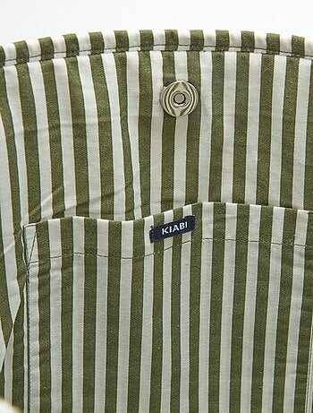 Bolso tote acolchado con estampado hindú