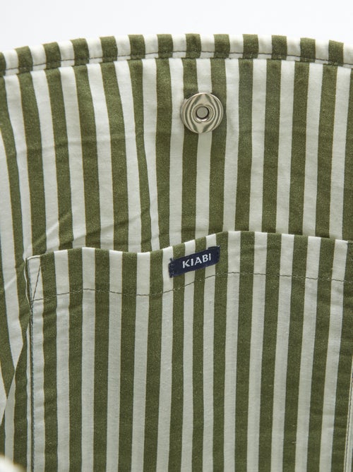 Bolso tote acolchado con motivo de flores - Kiabi