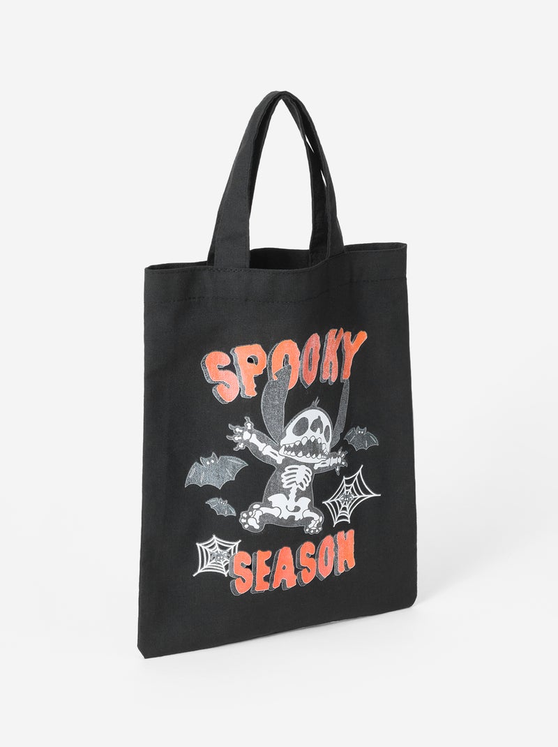 Bolso tote / Bolsa para caramelos de Halloween 'Stitch' 'Disney' Negro - Kiabi