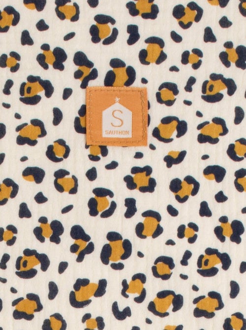 Bolso tote de gasa de algodón acolchado con estampado de - SAUTHON - Kiabi