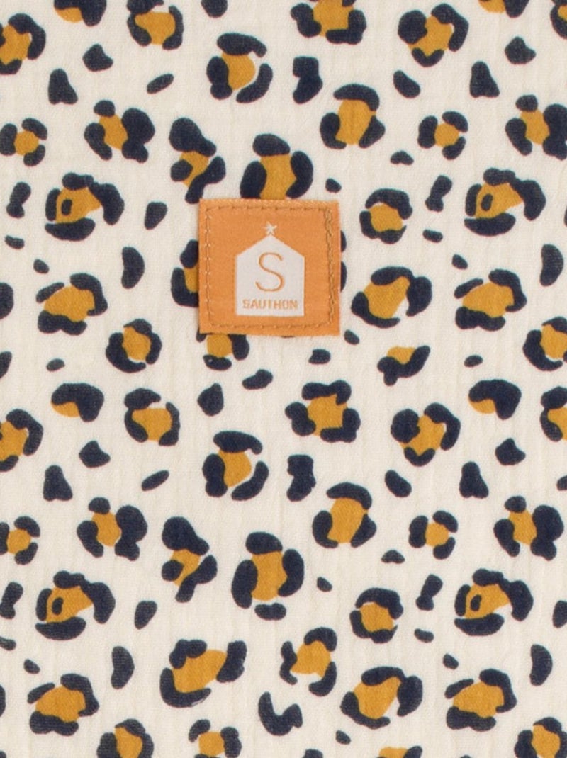 Bolso tote de gasa de algodón acolchado con estampado de - SAUTHON Crudo - Kiabi