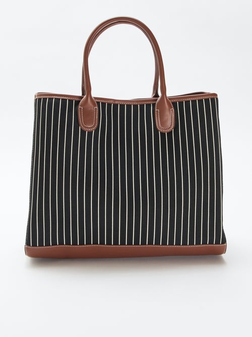 Bolso tote de tela - Kiabi