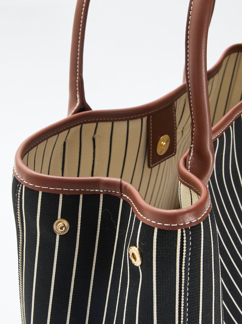 Bolso tote de tela Negro - Kiabi