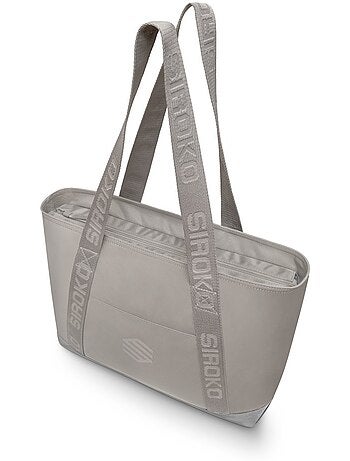 Bolso tote deporte y viaje fitness hombre y mujer bootcamp light gray