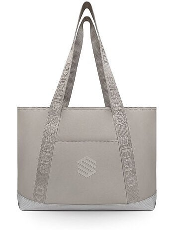 Bolso tote deporte y viaje fitness hombre y mujer bootcamp light gray