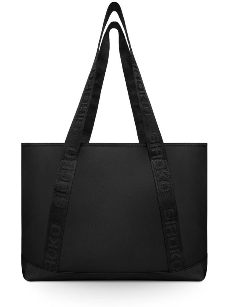 Bolso tote deporte y viaje fitness hombre y mujer bootcamp Negro - Kiabi
