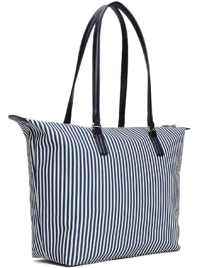 Bolso Tote Tommy Hilfiger de Verano a Rayas para Mujer Azul marino - Kiabi
