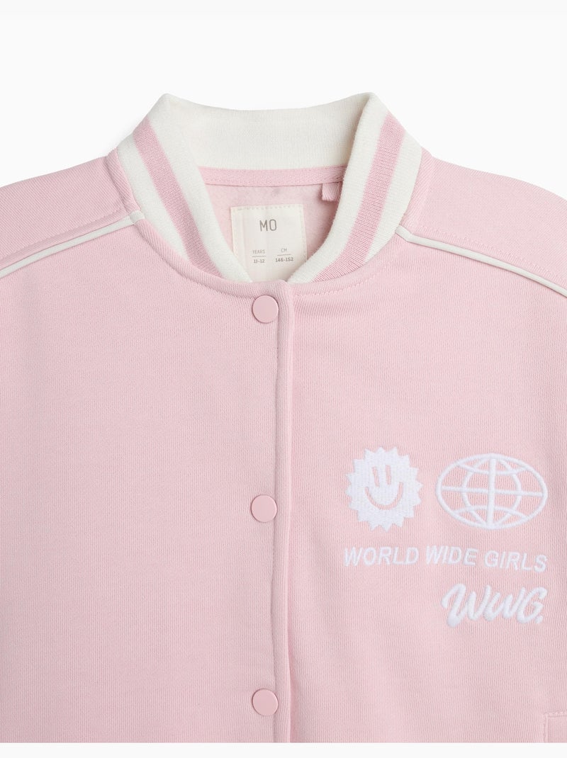 Bombardero de peluche, mo fashion Rosa - Kiabi