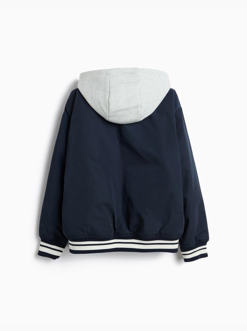 Bombardero encapuchado, mo fashion Azul - Kiabi