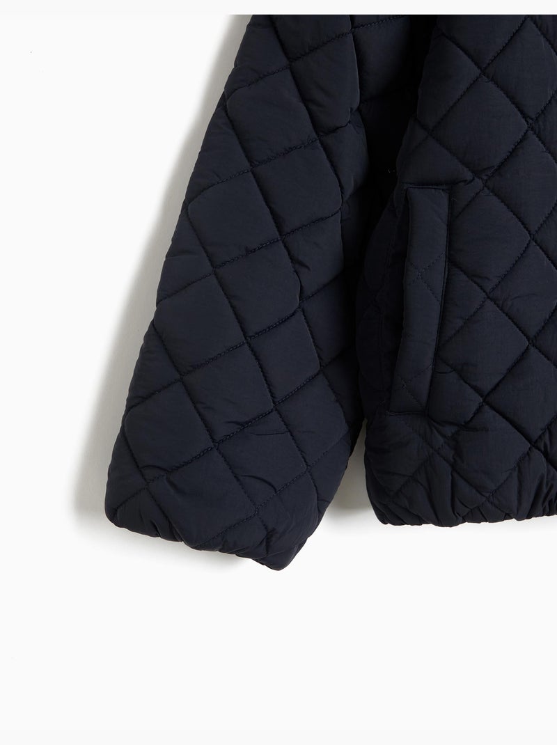 Bomber acolchado, mo fashion Azul - Kiabi