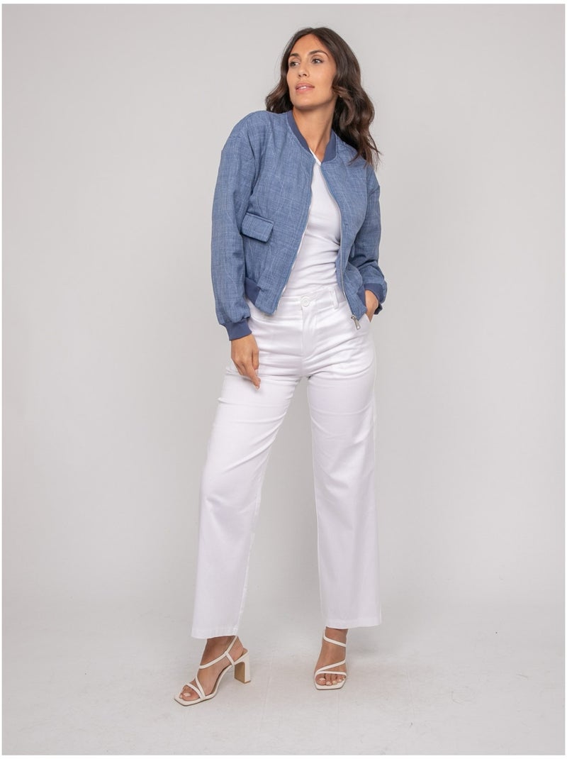 Bomber acolchado UVALDA Azul - Kiabi