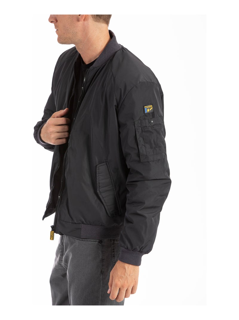 Bomber de tejido resistente MEMPHIS 'Rica Lewis' Negro - Kiabi