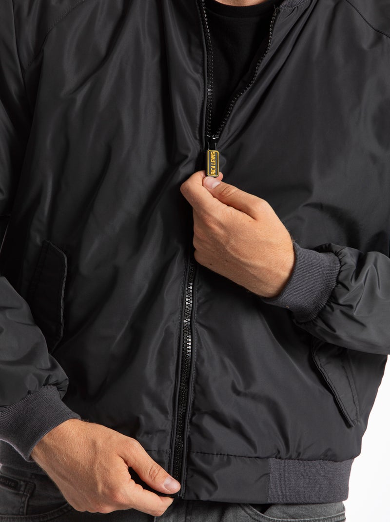 Bomber de tejido resistente MEMPHIS 'Rica Lewis' Negro - Kiabi