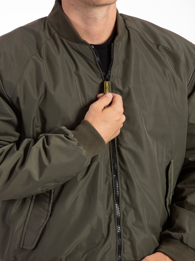 Bomber de tejido resistente MEMPHIS 'Rica Lewis' Verde - Kiabi