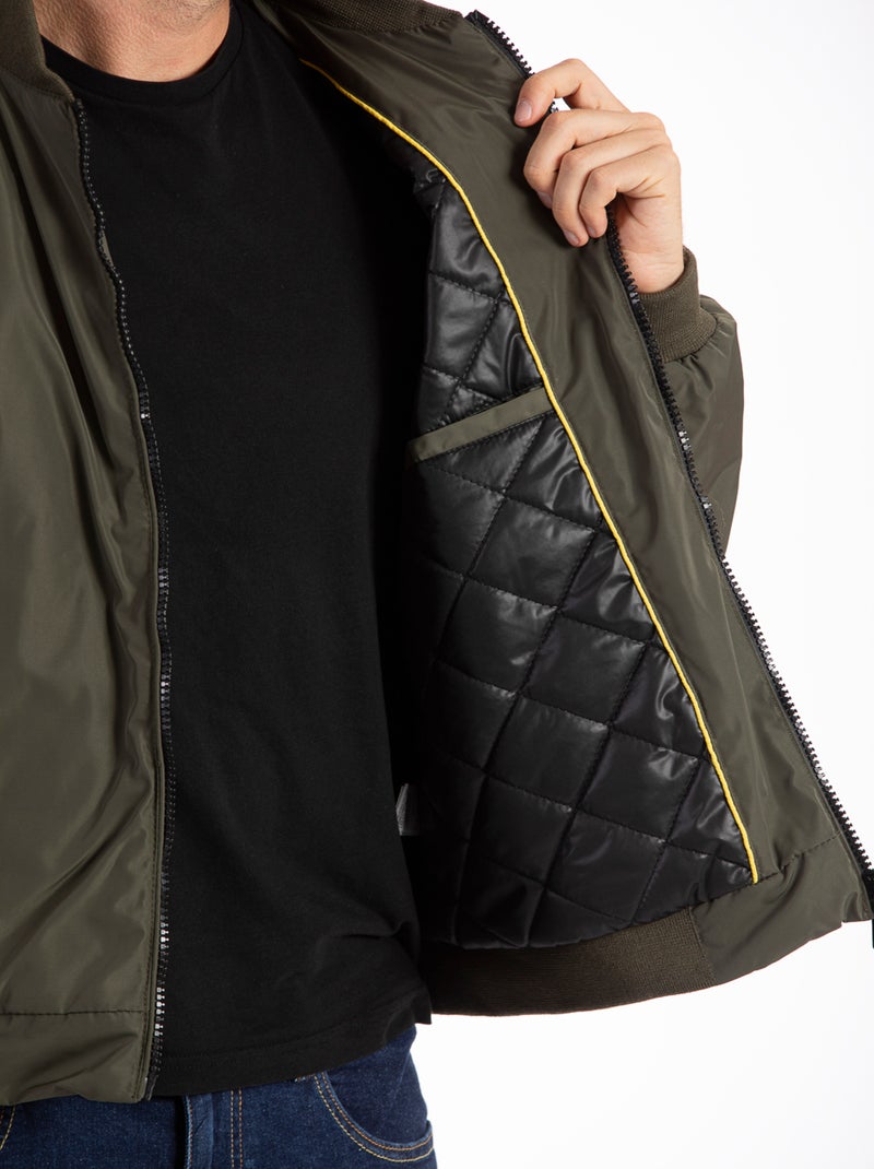 Bomber de tejido resistente MEMPHIS 'Rica Lewis' Verde - Kiabi