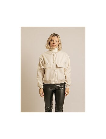 Bomber efecto lana ULIVIA