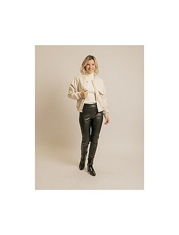 Bomber efecto lana ULIVIA