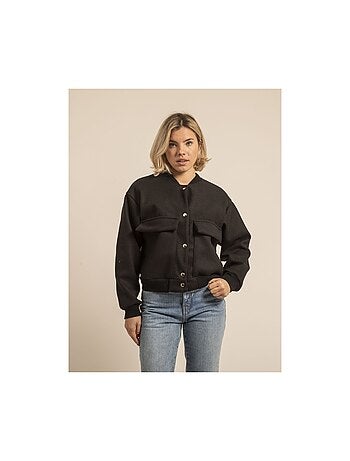 Bomber efecto lana ULIVIA