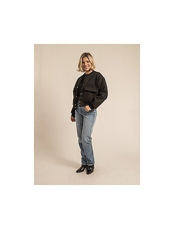 Bomber efecto lana ULIVIA