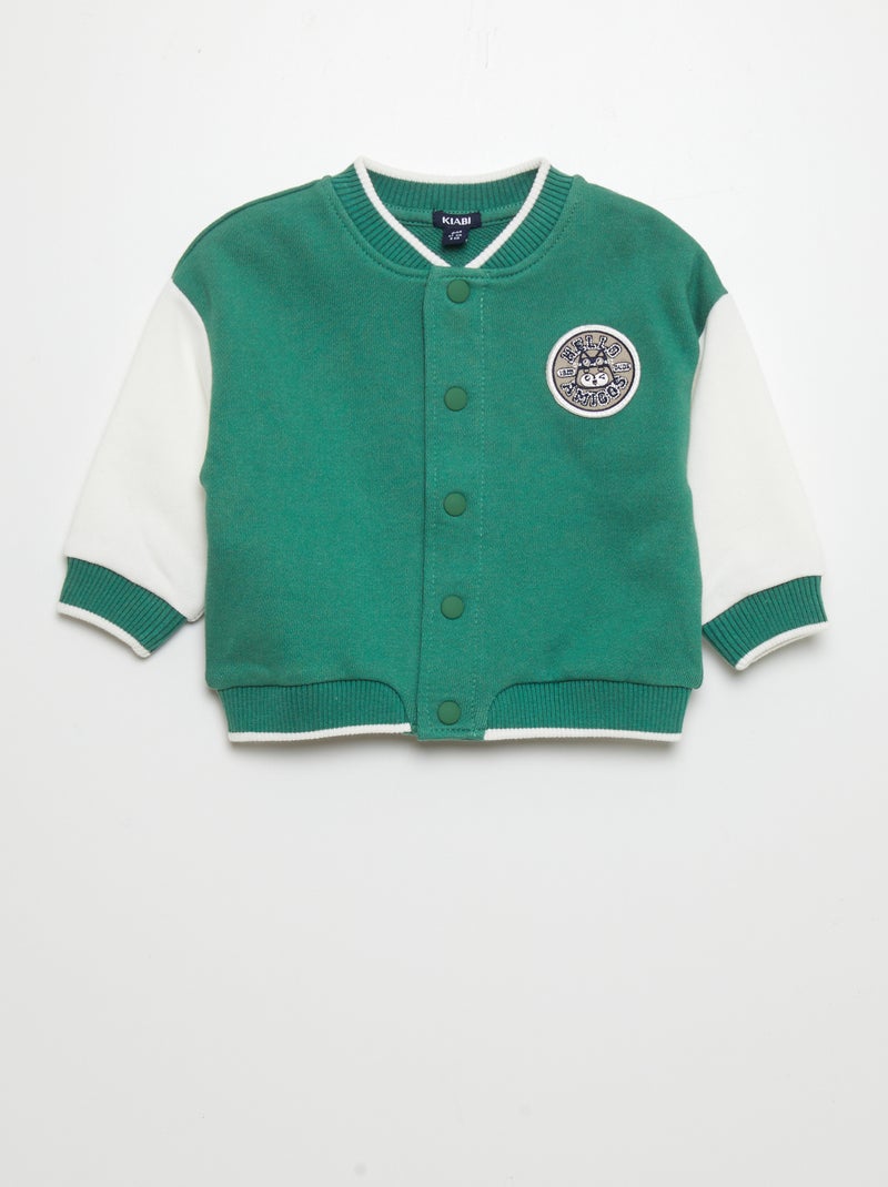 Bomber estilo teddy VERDE - Kiabi